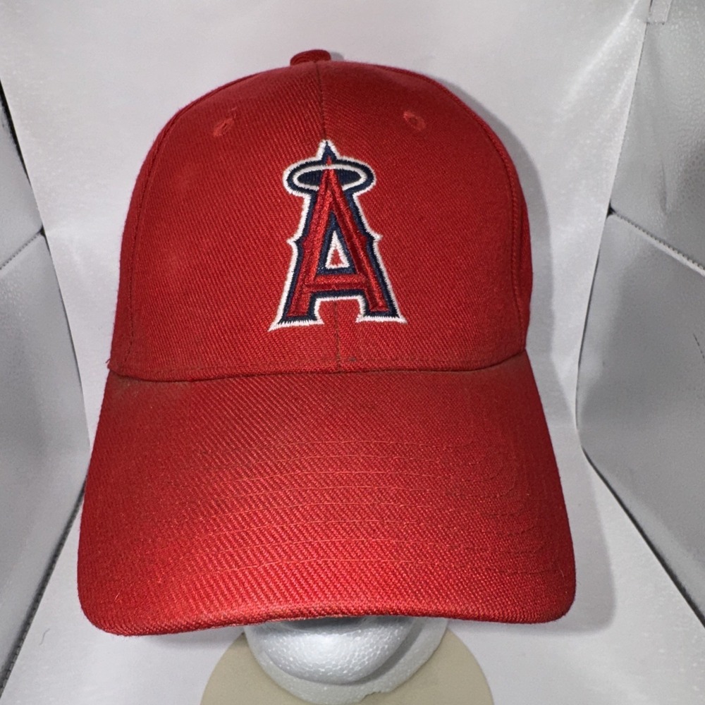 Anaheim Angels Hat Red‎ Adjustable Baseball Cap H008